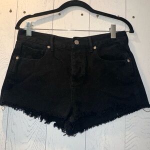 Brandy Mellville Black Jean Shorts Size 28